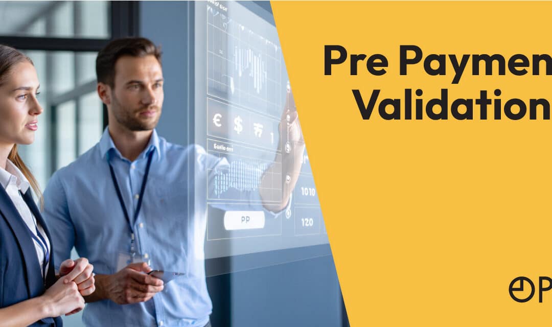 Pre payment validations