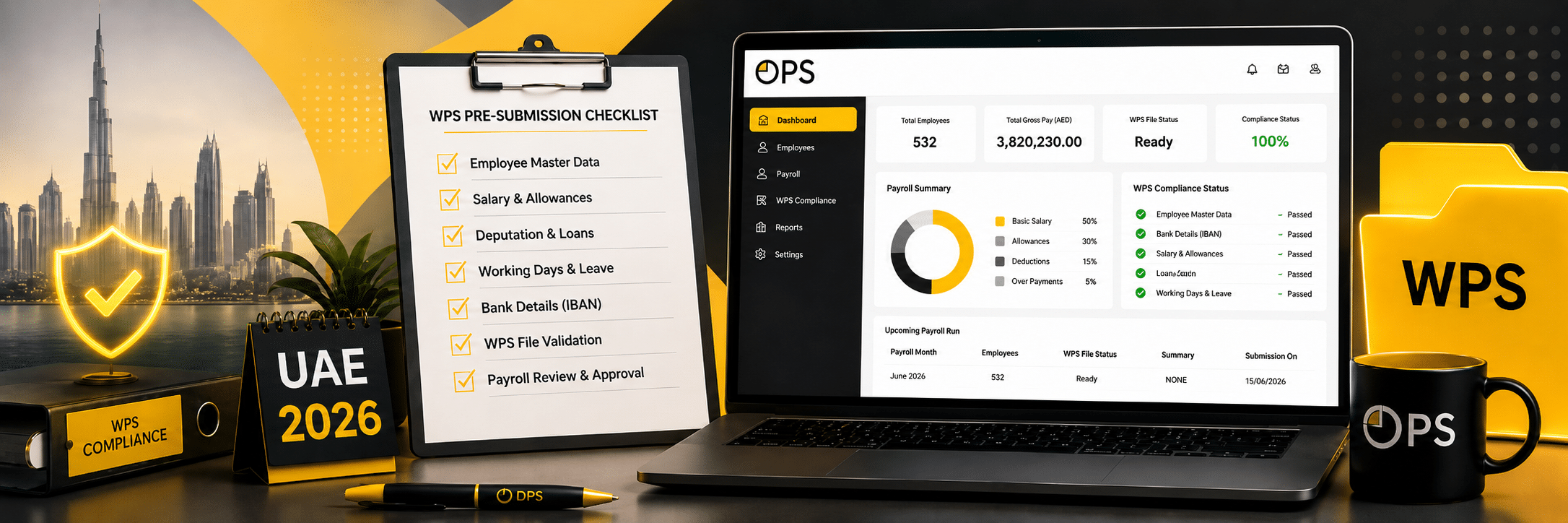 WPS pre-submission checklist UAE 2026