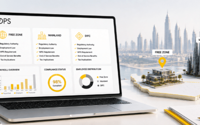 Free Zone vs Mainland Payroll UAE: Why DIFC and ADGM Rules Are Different