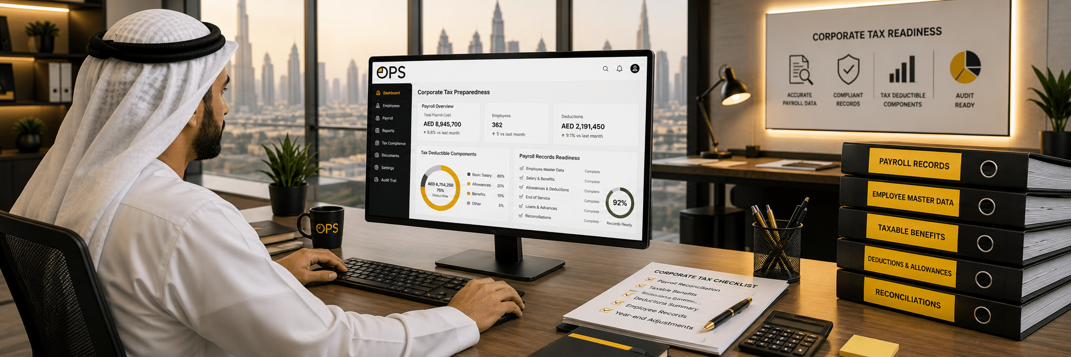 UAE corporate tax payroll records