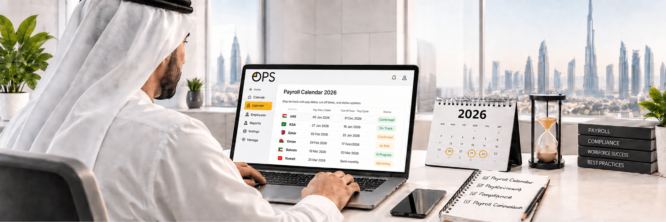 GCC Payroll Deadlines 2026