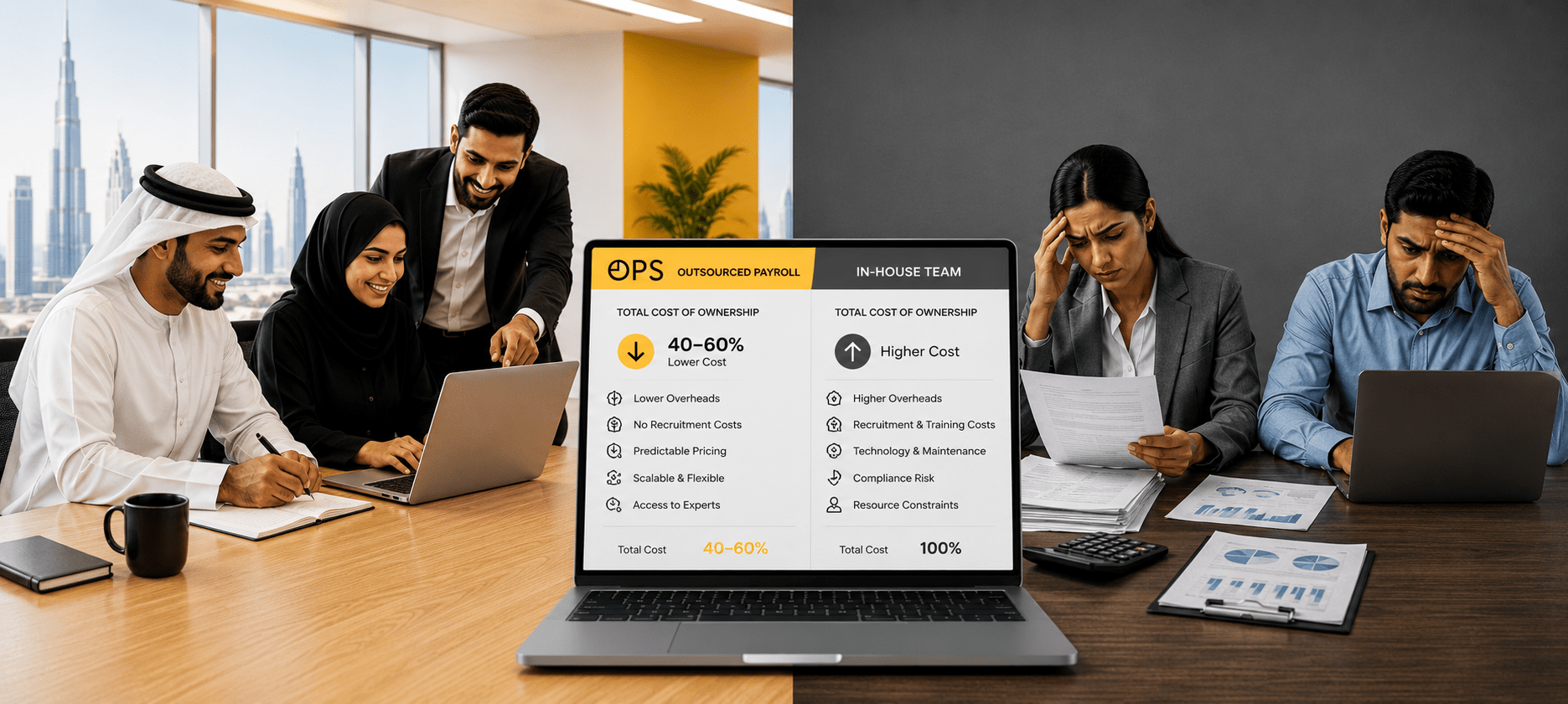 payroll outsourcing cost UAE
